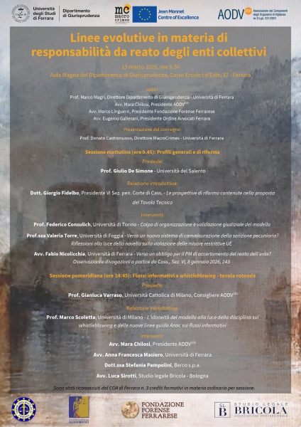 Linee evolutive in materia di responsabilità da reato degli enti collettivi